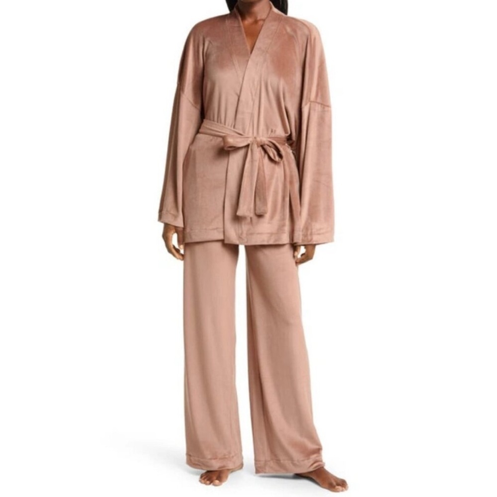 SKIMS Dusty Rose Two-Piece Lounge Set